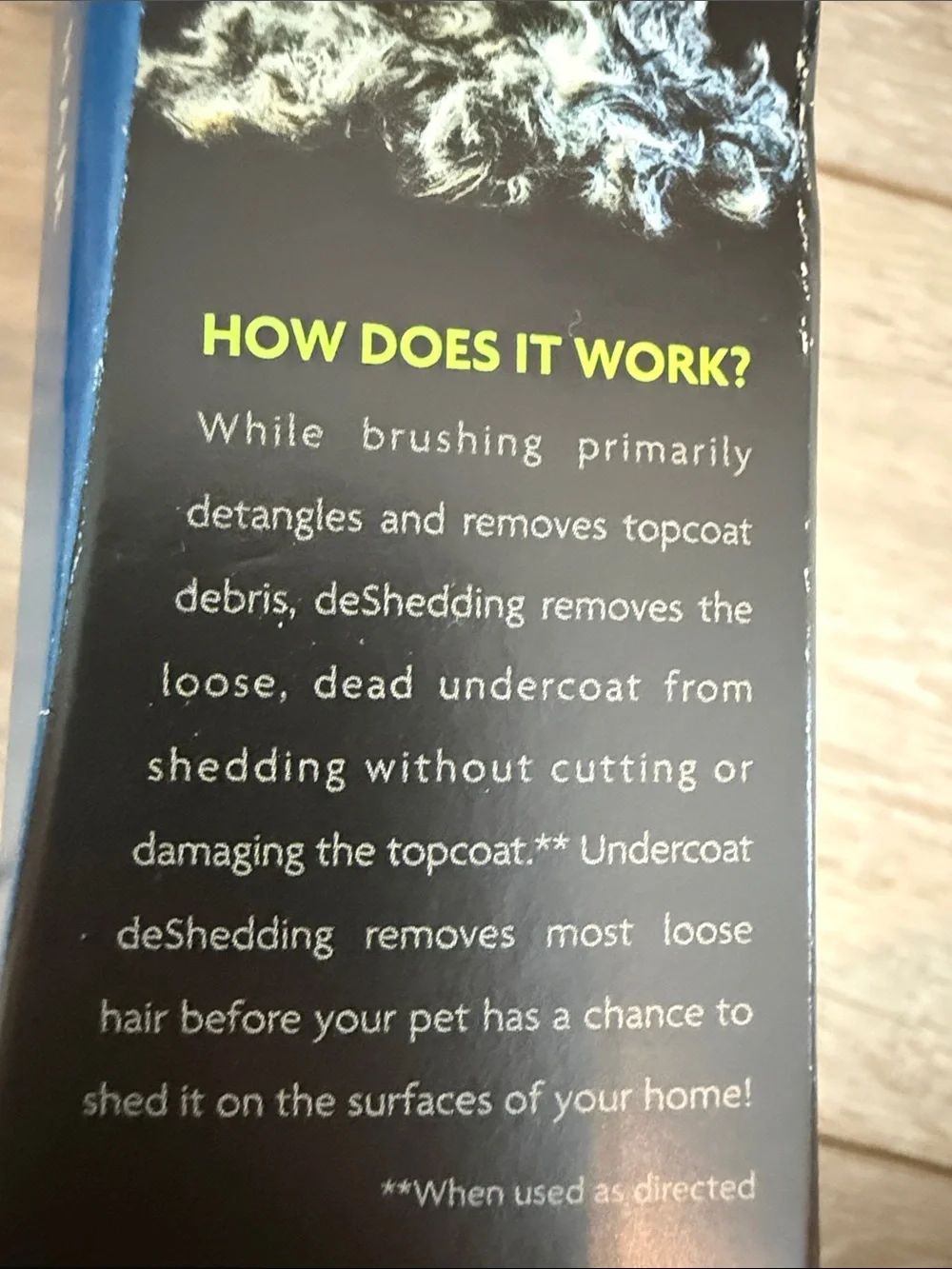 New FURminator Undercoat deShedding Tool. Large dog. Gift.